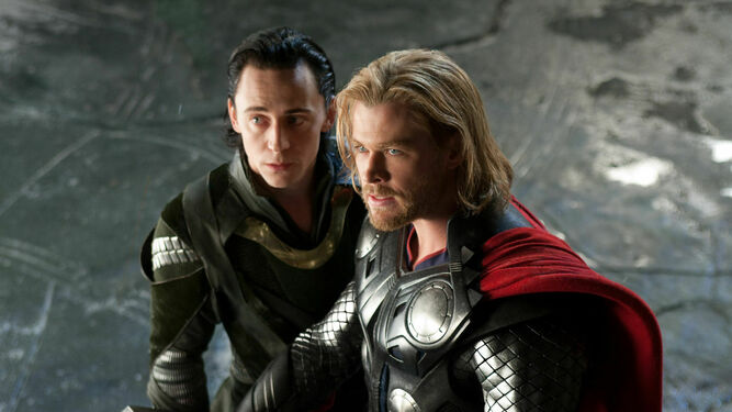 Thor y su hermano Loki